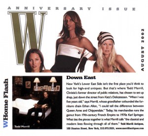 W magazine Back To The Future Todd Merrill 2002