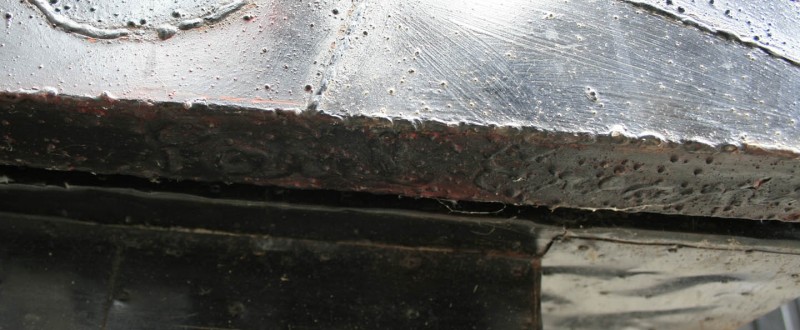 Paul Evans Console in Sculpted Steel 1968