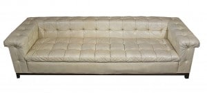 Edward Wormley Dunbar Tufted Leather Sofa