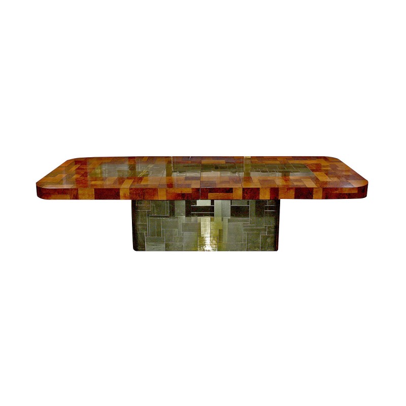 Paul Evans Maple Burl Patchwork Dining Table Todd Merrill Paul Evans Maple Burl Patchwork Dining Table