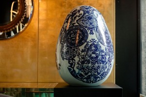 Jacky Tsai's Big Egg for the Egg by Beth Katleman for the Faberge Big Egg Hunt NYC.