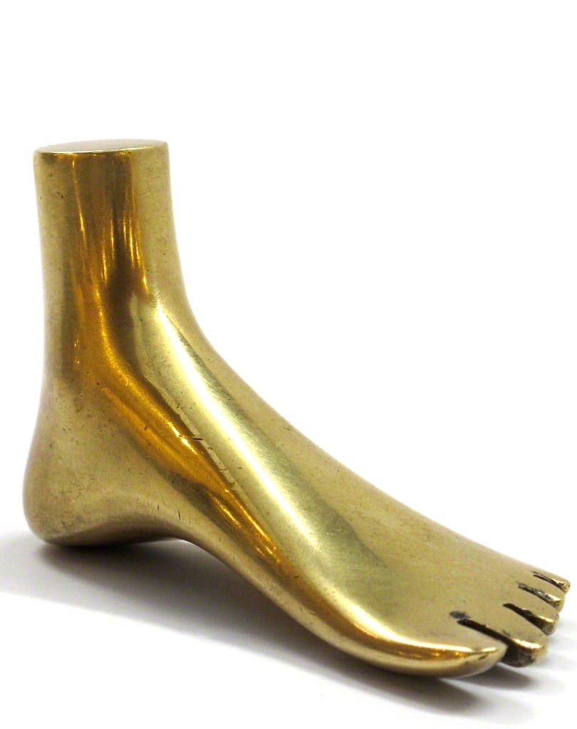 Carl Auböck Brass Foot, ca. 1950 Mondo Cane $675