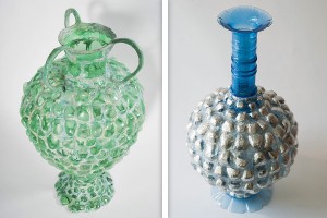 Upcycled plastic vessels by Shari Mendelson, Photo: Courtesy Todd Merrill Studio