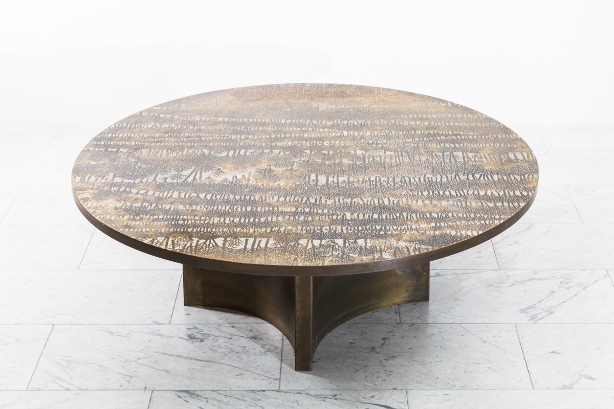 Phillip And Kelvin Laverne Eternal Forest Round Low Table