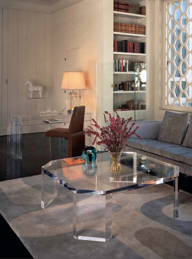 Architectural Digest Nov 2018 Todd Merrill Studio Acrylic Furniture Of The 1960s And 70s By Charles Hollis Jones In Los Angeles Home Actress Loretta Young