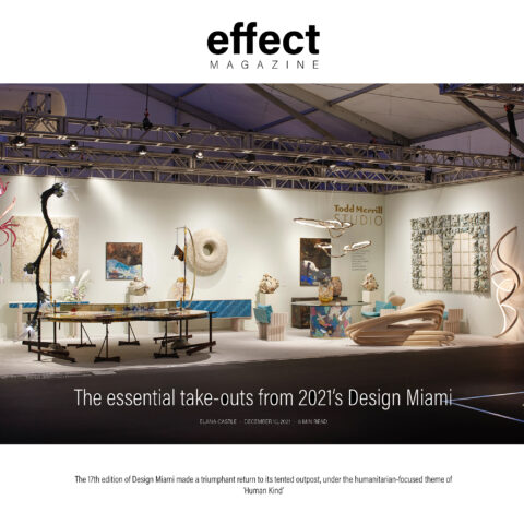 Effect Magazine_December 2021_Design Miami